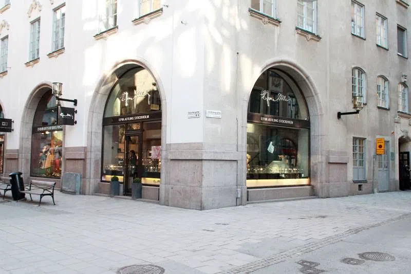 Efva Attling — Viking Collection, Biblioteksgatan, Stoccolma